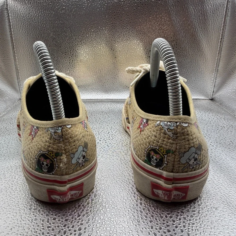 Size 3.5M/5W Vans One Piece Authentic Nami Straw Hat Crew Unisex Sneakers 500714